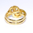 Antique jewelry - Gold and Diamond Snake Ring 