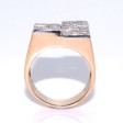 Antique jewelry - Diamond Tank Ring