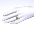 Recent jewelry - Emerald and Baguette Diamond Vintage Ring
