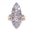 Antique jewelry - Antique Marquise Diamond Ring