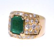 Recent jewelry - Emerald and Diamond Pave Ring