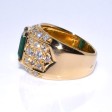 Recent jewelry - Emerald and Diamond Pave Ring