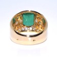 Recent jewelry - Emerald and Diamond Pave Ring