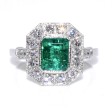 Recent jewelry - Emerald and Diamond Ring
