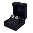 Antique jewelry - Diamond and Emerald Vintage Earrings