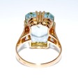Antique jewelry - Vintage Aquamarine Ring 