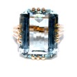 Antique jewelry - Vintage Aquamarine Ring 