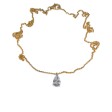 Antique jewelry - Diamond Pear Pendant
