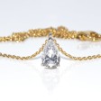 Antique jewelry - Diamond Pear Pendant
