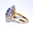 Engagement rings - Diamond and Sapphire Pompadour Ring