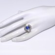 Engagement rings - Diamond and Sapphire Pompadour Ring
