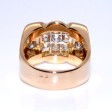 Antique jewelry - Diamond Tank Ring