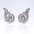 Antique jewelry - Art Deco Diamond Earrings