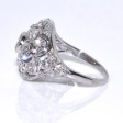 Antique jewelry - Diamond Art Deco Dome Ring