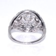 Antique jewelry - Diamond Art Deco Dome Ring