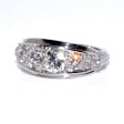 Antique jewelry - Art Deco Diamond Band Ring