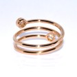 Recent jewelry - Rose Gold and Diamond Ring