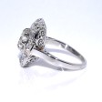 Antique jewelry - Diamond Art Deco Cluster Ring