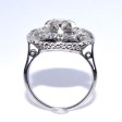 Antique jewelry - Diamond Art Deco Cluster Ring