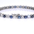 Antique jewelry - Sapphire and diamonds bracelet