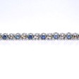Antique jewelry - Sapphire and diamonds bracelet