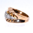 Antique jewelry - Diamond Tank Ring