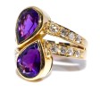 Antique jewelry - Vintage Toi & Moi Ring 