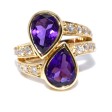 Antique jewelry - Vintage Toi & Moi Ring 