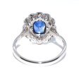 Antique jewelry - Art Deco Diamonds and Sapphire Cluster Ring