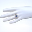 Antique jewelry - Art Deco Diamonds and Sapphire Cluster Ring