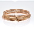 Antique jewelry - Vintage 7 Bands Bangles Bracelet