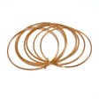 Antique jewelry - Vintage 7 Bands Bangles Bracelet