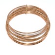 Antique jewelry - Vintage 7 Bands Bangles Bracelet