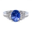 Engagement rings - Sapphire and Diamond Ring 