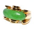 Antique jewelry - Jade Tank Ring