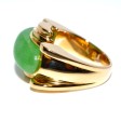 Antique jewelry - Jade Tank Ring