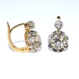 Antique jewelry - Dormeuses Diamond Earrings
