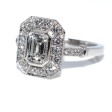 Recent jewelry - Emerald Cut Diamond Ring 