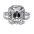 Recent jewelry - Emerald Cut Diamond Ring 