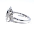 Engagement rings - Emerald Cut Diamond Ring 