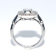 Engagement rings - Emerald Cut Diamond Ring 