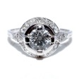 Antique jewelry - Diamond Art Deco Cluster Ring