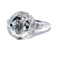 Antique jewelry - Diamond Art Deco Cluster Ring