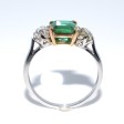 Recent jewelry - Trilogy Emerald and Diamond Ring 