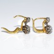 Antique jewelry - Dormeuses Diamond Earrings