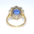 Engagement rings - Diamond and Sapphire Pompadour Ring