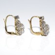 Antique jewelry - Dormeuses Daisy Diamond Earrings