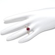 Engagement rings - Burmese Ruby and Diamond Ring