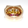 Antique jewelry - Diamond Tank Ring