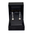 Antique jewelry - Diamond and Pearl Pendant Earrings